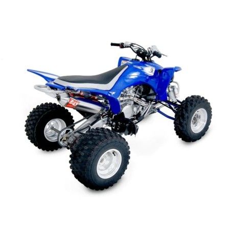 Linea completa escape Yoshimura Signature RS-2. acero inox. Silencioso aluminio . Yamaha YFZ450 - motoscamaralweb.com