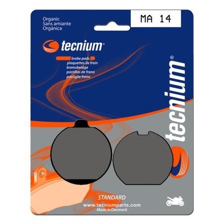 Pastillas de freno Tecnium MA14 Orgánicas - motoscamaralweb.com
