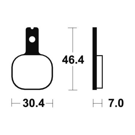 Pastillas de freno Tecnium MA155 Orgánicas - motoscamaralweb.com