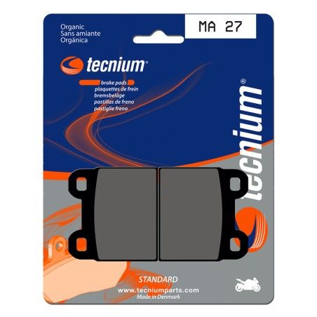 Pastillas de freno Tecnium MA27 Orgánicas - motoscamaralweb.com