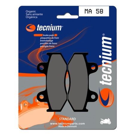 Pastillas de freno Tecnium MA58 Orgánicas - motoscamaralweb.com