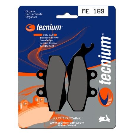 Pastillas de freno Tecnium Scooter orgánicas ME189 - motoscamaralweb.com