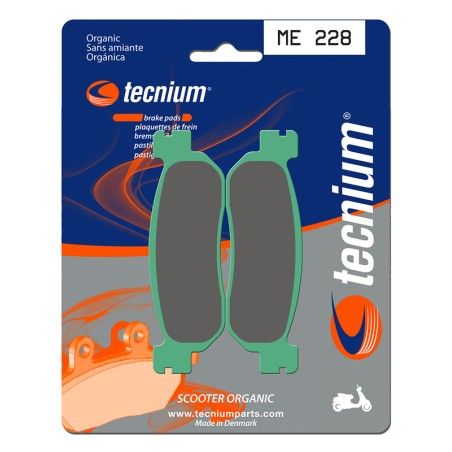 Pastillas de freno Tecnium Scooter orgánicas ME228 - motoscamaralweb.com