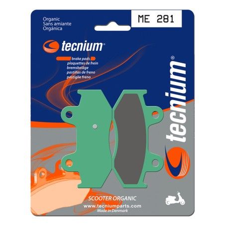 Pastillas de freno Tecnium Scooter orgánicas ME281 - motoscamaralweb.com