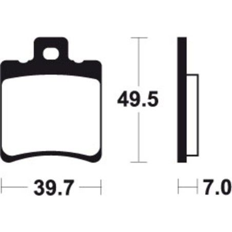 Pastillas de freno Tecnium MF271 Sinterizadas - motoscamaralweb.com