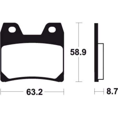 Pastillas de freno Tecnium MA270 Orgánicas - motoscamaralweb.com