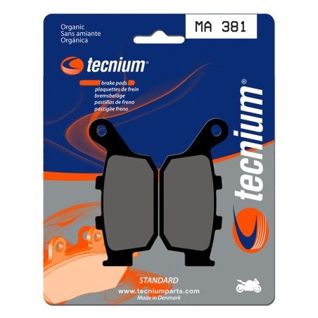 Pastillas de freno Tecnium MA381 Orgánicas - motoscamaralweb.com