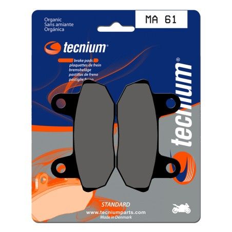 Pastillas de freno Tecnium MA61 Orgánicas - motoscamaralweb.com