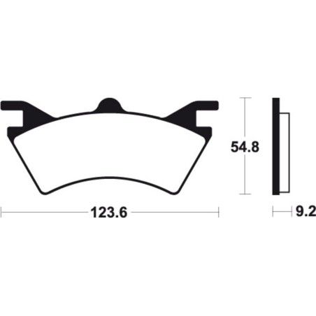 Pastillas de freno Tecnium MO257 Sinterizadas - motoscamaralweb.com