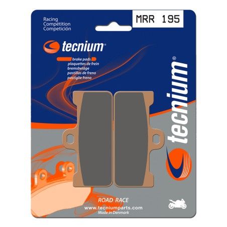 Pastillas de freno Tecnium MRR195 Sinterizadas competición - motoscamaralweb.com