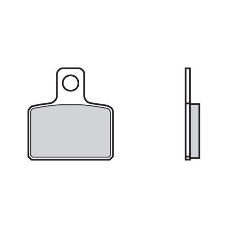 Pastillas de freno orgánicas Brembo 07GR4804 - motoscamaralweb.com
