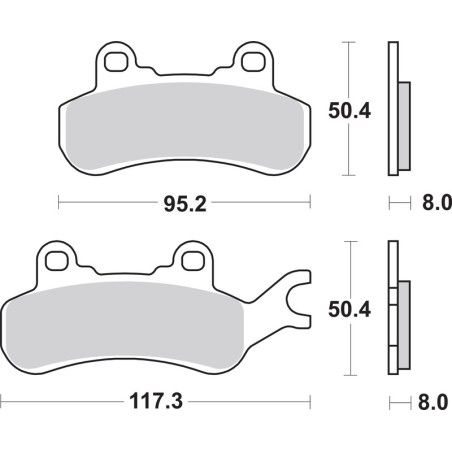 Pastillas de freno sinterizadas Brembo 07GR91SX - motoscamaralweb.com