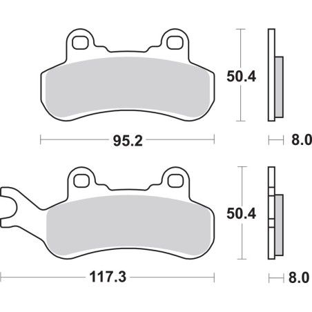 Pastillas de freno sinterizadas Brembo 07GR92SX - motoscamaralweb.com