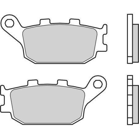Pastillas de freno orgánicas carbono Brembo 07HO3607 - motoscamaralweb.com