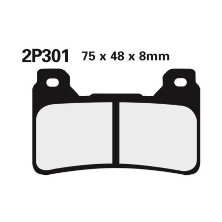 Juego pastillas de freno NISSIN 2P301ST Del. CBR600RR 05-06 - motoscamaralweb.com