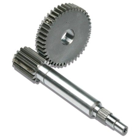 Desarrollo engranaje primario Malossi HTQ Z 14/42 - Forzado Ø17mm - motoscamaralweb.com