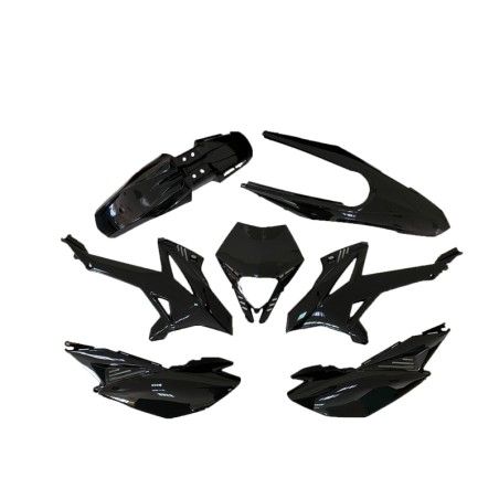 Kit plástica V PARTS tipo origen negro - Beta RR - motoscamaralweb.com
