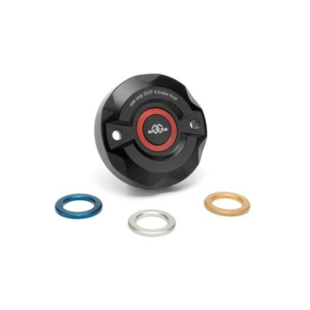 Tapa depósito líquido de frenos GILLES. delantera. negro - motoscamaralweb.com