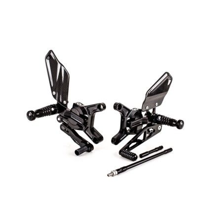 Estriberas retrasadas GILLES VCR38. negro - motoscamaralweb.com