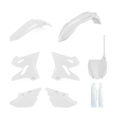 Kit de plástica POLISPORT blanco Yamaha YZ125/250 - motoscamaralweb.com
