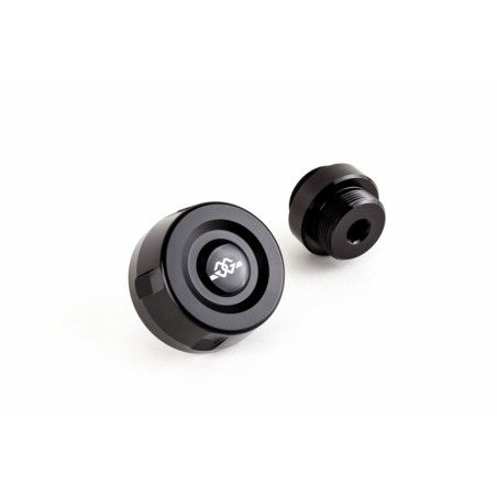 Protector de la tapa del motor GILLES (lado derecho). negro - motoscamaralweb.com