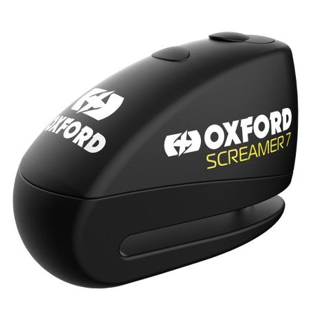 Candado de disco OXFORD Screamer 7 - Ø7mm negro - motoscamaralweb.com
