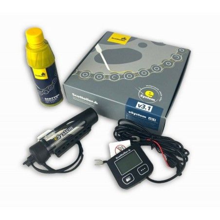 Sistema de lubricación SCOTTOILER eSystem 3.1 + Lubicante Standard Blue - motoscamaralweb.com