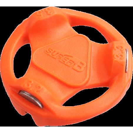 Llave de radios 3 en 1 Super B (3.2 / 3.3 / 3.5 mm) - motoscamaralweb.com