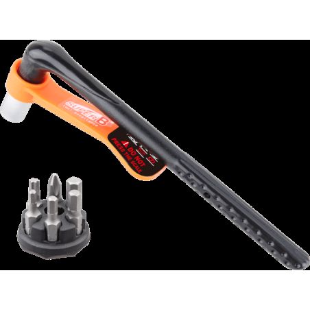 Llave de par 3-10Nm Super B (incluye puntas: Allen 3/4/5/6 mm. Torx25 / Phillips 2) - motoscamaralweb.com