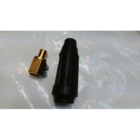 CONECTOR MACHO DE CABLE DE SOLDADURA NEGATIVO GENERADOR SOLDADOR DUCAT