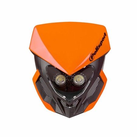 Careta POLISPORT Lookos Evo naranja/negro - motoscamaralweb.com