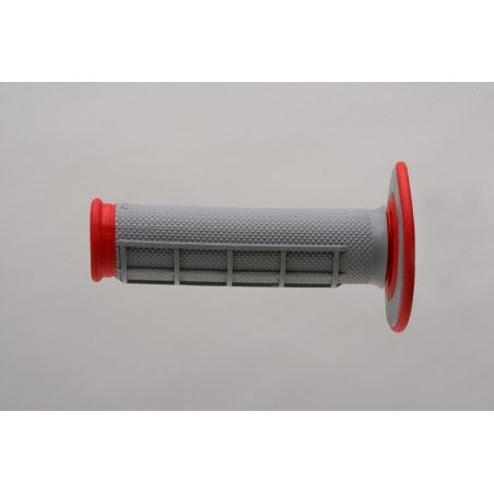 Puños Renthal Dual MX medio cuadradillo blando rojo G156- motoscamaral