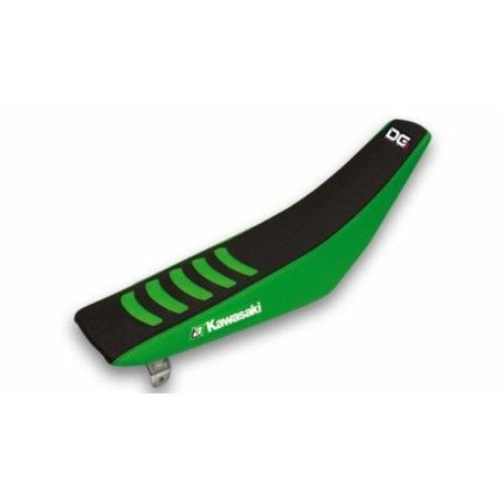 Funda de asiento Blackbird Doble agarre 3 Kawasaki negro/verde 1430H - motoscamaralweb.com