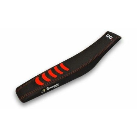 Funda de asiento Blackbird Doble agarre 3 Husqvarna negro/rojo 1618H - motoscamaralweb.com