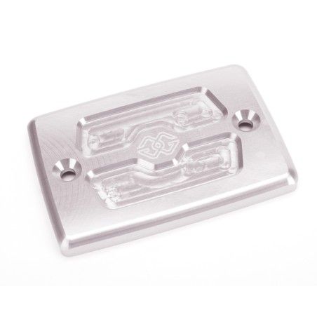 Tapa depósito líquido de frenos GILLES TOOLING. trasera. plata - motoscamaralweb.com