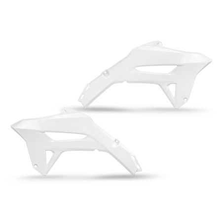 Paneles laterales radiador UFO blanco Honda CRF450R - motoscamaralweb.com