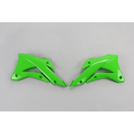 Paneles laterales radiador UFO verde Kawasaki KX 85 - motoscamaralweb.com