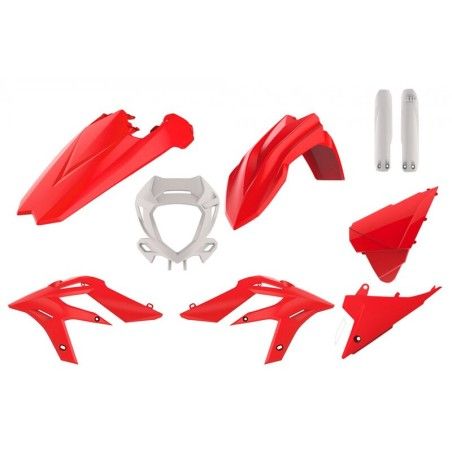 Kit de plástica POLISPORT rojo/blanco Beta X-Trainer - motoscamaralweb.com