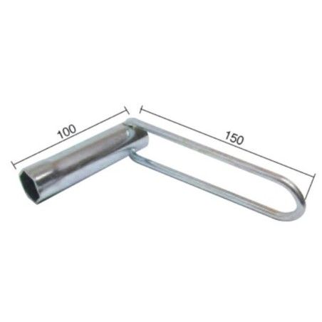Llave de bujía BUZZETTI para ciclomotores y motos con mango largo hexágono 21mm - motoscamaralweb.com