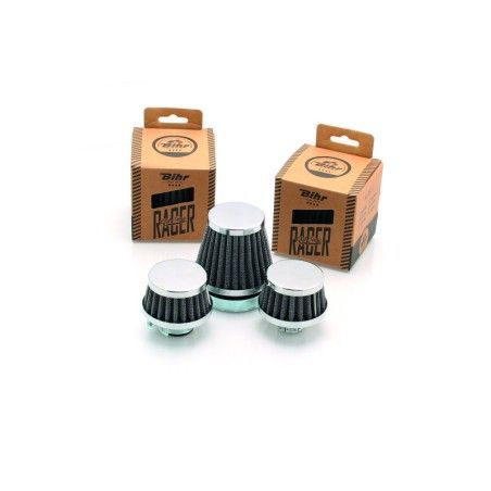 Filtro de potencia V PARTS Vintage Series cónico cromado Ø45mm. largo 83mm - motoscamaralweb.com