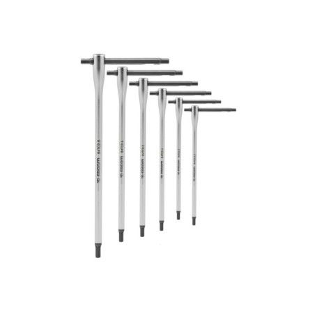 Juego de 6 llaves allen en T con barra deslizante FACOM - motoscamaralweb.com