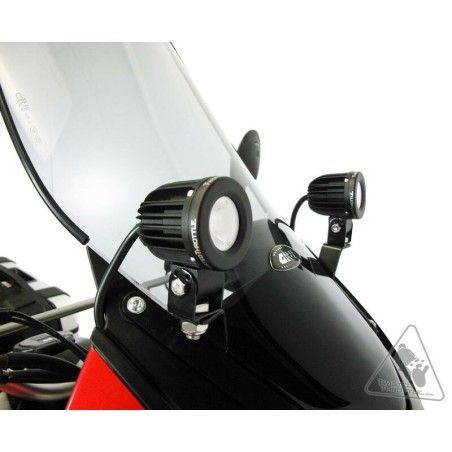 Soporte de luces Denali para Kawasaki KLR650 - motoscamaralweb.com