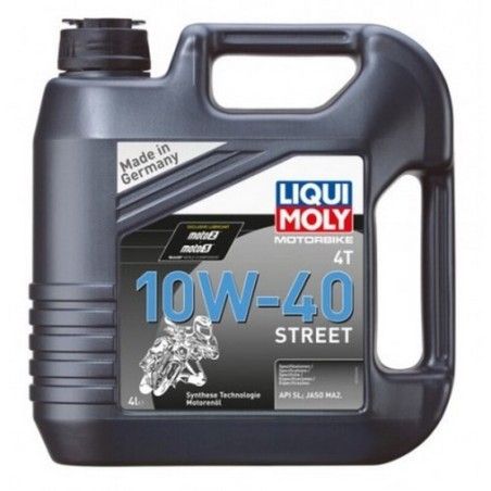 Garrafa 4L aceite Liqui Moly HC sintético 10W-40 Street - motoscamaralweb.com