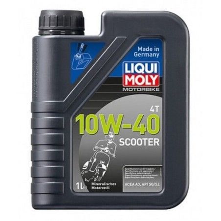Botella de 1L aceite Liqui Moly Mineral 10W-40 Scooter - motoscamaralweb.com