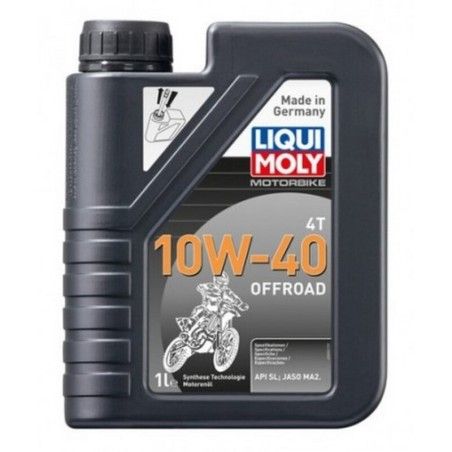 Botella de 1L aceite Liqui Moly HC sintético 10W-40 Off road - motoscamaralweb.com