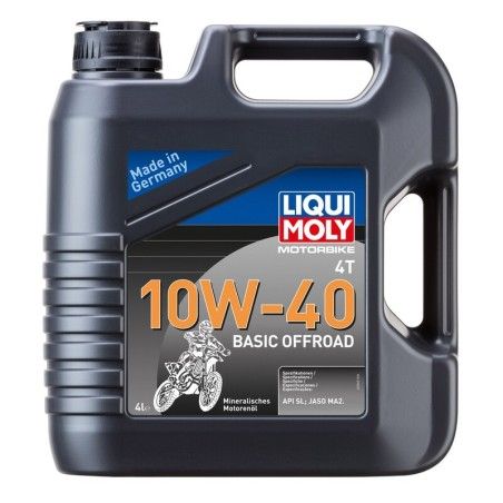 Garrafa 4L de aceite Liqui Moly 10W-40 BASIC OFFROAD - motoscamaralweb.com