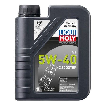 Bote 1L aceite Liqui Moly HC sintético 5W-40 Scooter - motoscamaralweb.com