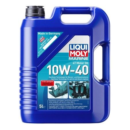 Garrafa 5L aceite Liqui Moly 4T Marine HC sintético 10W-40 ACEA A3. ACEA B4/E7. API CI-4/S - motoscamaralweb.com