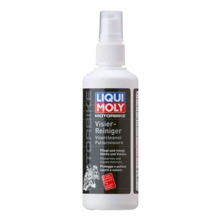 Limpiador de cascos. visores y gafas Liqui Moly Bote spray 100ml - motoscamaralweb.com
