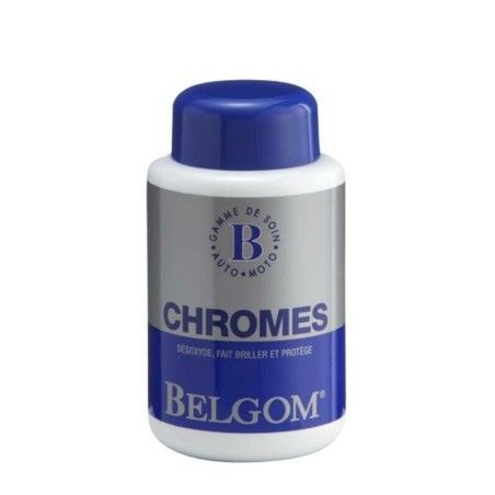 Limpiador y abrillantador de cromados Belgom 250ml - motoscamaralweb.com